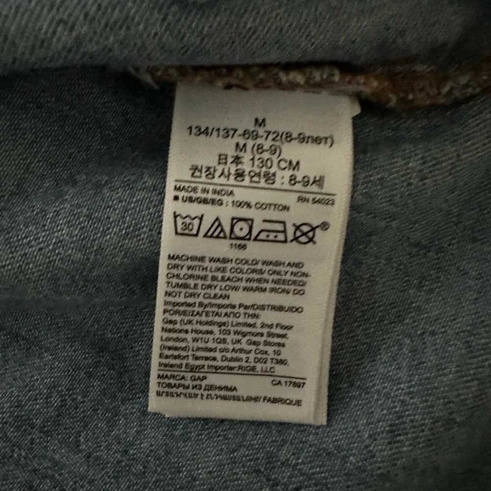 Gap kids denim shirtdress, Medium, EUC